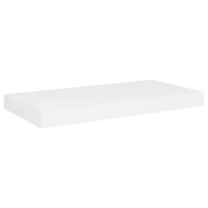 Set di 2 mensole a parete a nido d'ape, in MDF bianco, metallo, medie