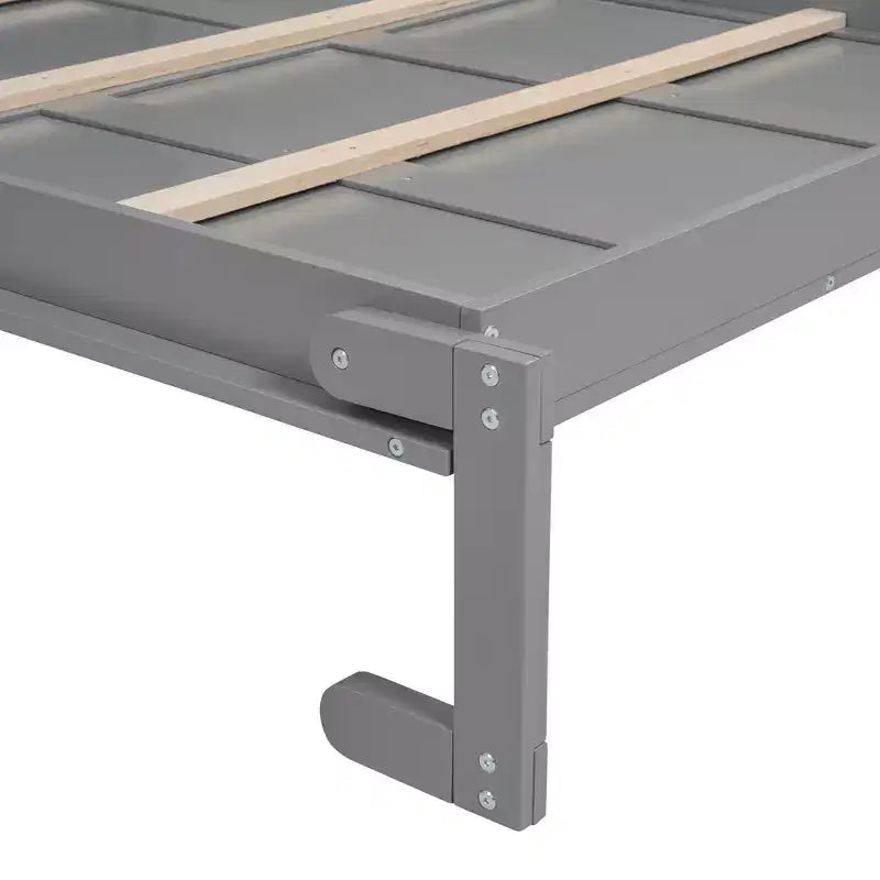 Letto a scomparsa matrimoniale/queen size con scaffali, letto a scomparsa salvaspazio per camera degli ospiti/ufficio domestico