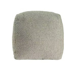 HomeRoots Pouf Ottomano in Bouclé Salvia da 18 Pollici