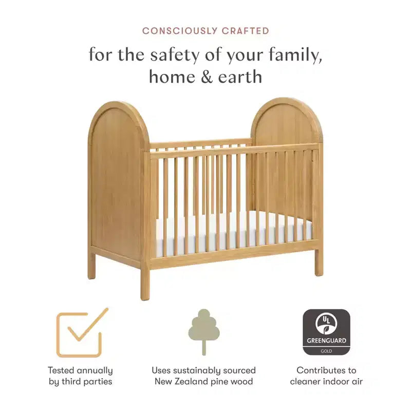 Babyletto Bondi Culla Convertibile 3-in-1 con Kit per Letto da Bambino