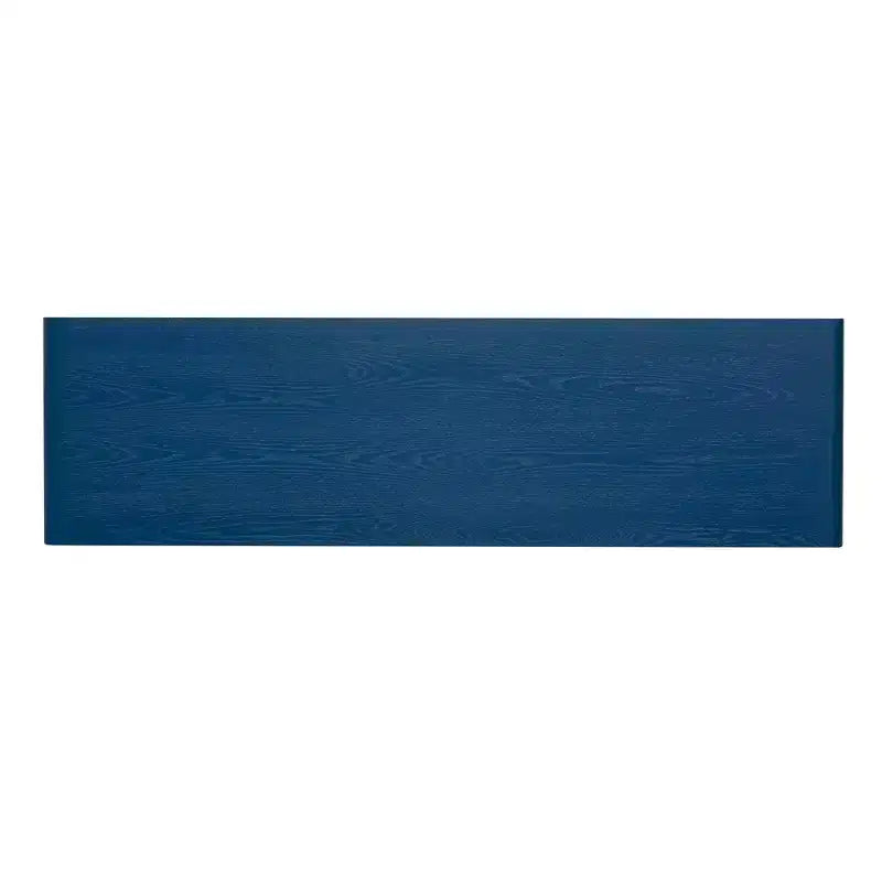 Consolle Rustica Luxystar con 3 Cassetti Scanalati, Impiallacciatura in Legno Massello e Venatura Naturale per Soggiorno, Ingresso