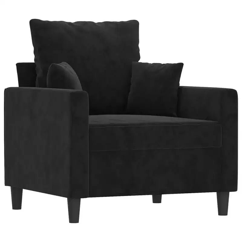 vidaXL Set Divani con Cuscini Divano Poltrona per Soggiorno 3 pz Velluto