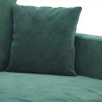 vidaXL Divano a 2 Posti Verde Scuro 120 cm Velluto