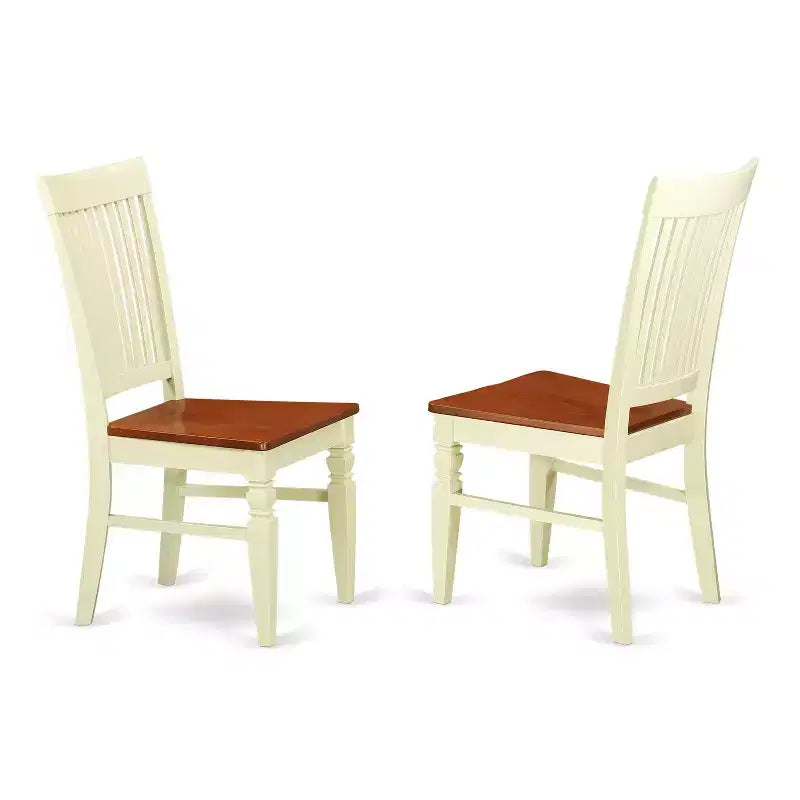 Set da pranzo vintage 5 pezzi - Tavolo da cucina in ciliegio nero e 4 sedie - Stile vittoriano