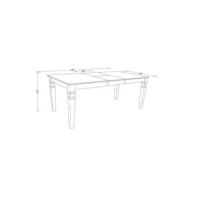 Set da pranzo vintage 5 pezzi - Tavolo da cucina in ciliegio nero e 4 sedie - Stile vittoriano