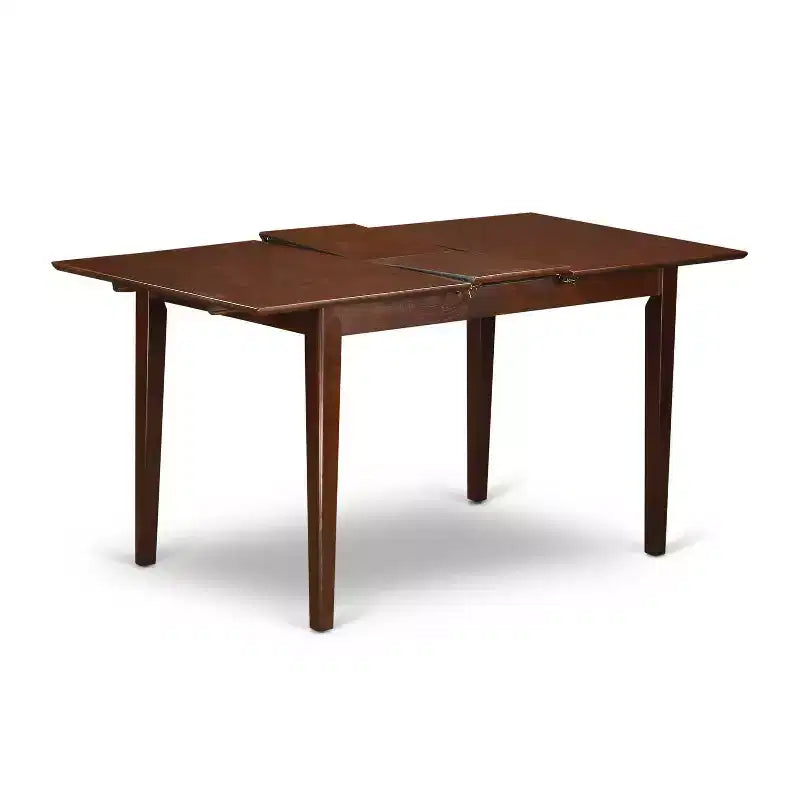 Set da pranzo Chic da 7 pezzi - Tavolo rettangolare con allunga e 6 sedie da pranzo - 81x152 cm