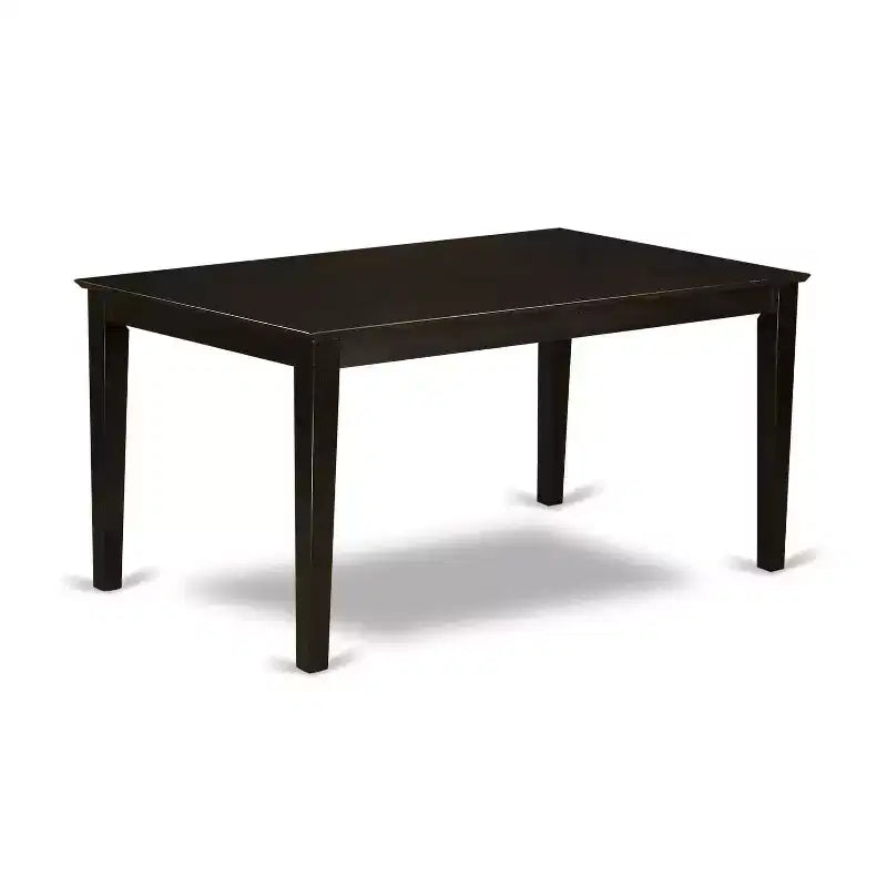 HomeStock Set da Pranzo 5 Pezzi in Legno Massello con piano color Cappuccino - Posti a sedere per 4 persone