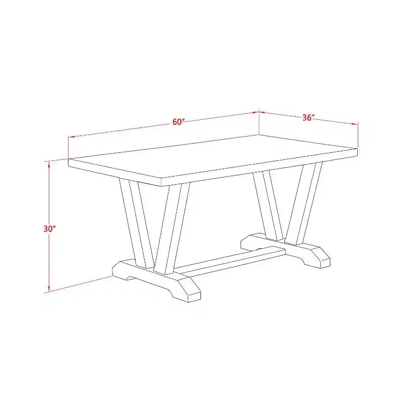 Set da Pranzo 7 Pezzi in Legno Massello Top con Bottoni Tappezzati Multi-Colore HomeStock – 4 Posti a Sedere