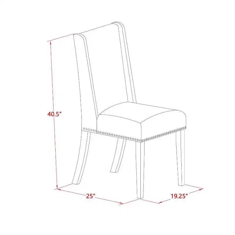 HomeStock Set da Pranzo Rettangolare da 5 Pezzi con Piano in Legno Massello Finitura Mogano con Ribalte - Posti a Sedere per 4
