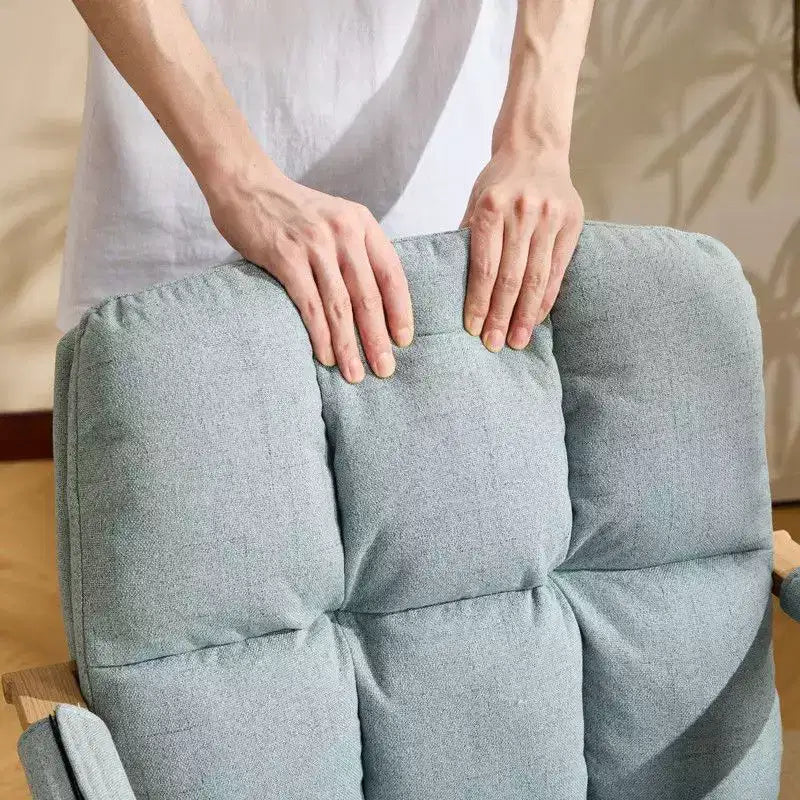 Poltrona imbottita moderna Karl - Sedia ergonomica da ufficio con altezza regolabile, ruote girevoli a 360°, sedia da trucco e accentata