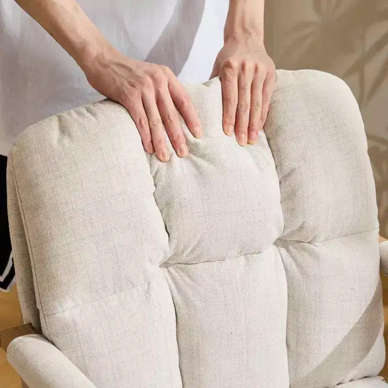 Poltrona imbottita moderna Karl - Sedia ergonomica da ufficio con altezza regolabile, ruote girevoli a 360°, sedia da trucco e accentata