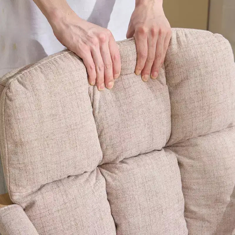Poltrona imbottita moderna Karl - Sedia ergonomica da ufficio con altezza regolabile, ruote girevoli a 360°, sedia da trucco e accentata